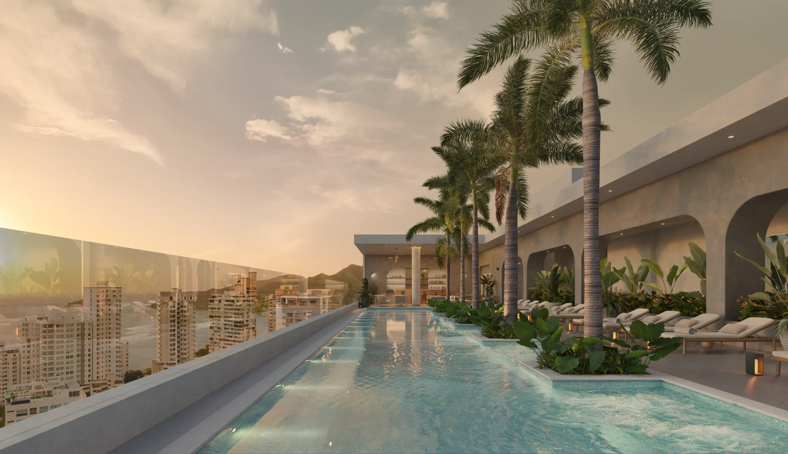 Piscina – área húmeda